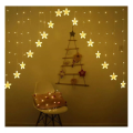 Imagem da oferta Cascata Estrela Em V 138 Leds Natal Decoração 8 Funções 3 Mt Cor Das Luzes Branco Quente 110v