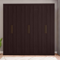 Imagem da oferta Guarda-Roupa Bartira Ville com 6 Portas e 2 Gavetas - 2005cm de largura - Café