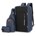 Imagem da oferta Kit 3 Bolsas Mochila de Nylon