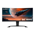 Imagem da oferta Monitor Gamer Curvo Husky Tempest 34" Ultrawide 180Hz QHD 1ms DisplayPort e HDMI Adaptive Sync 99% sRGB Preto - HGMT005
