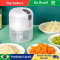 Imagem da oferta Mini Processador Elétrico de Alimentos Portátil 3 lâminas USB 250 ml Bivolt