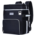 Imagem da oferta INSMEER Mochila térmica refrigerador de praia isolado grande refrigerador de acampamento macio à prova de vazamento
