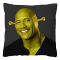 Imagem da oferta Capa de Almofada para Sofá Decoração The Rock Face Dwayne