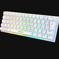 Imagem da oferta Teclado Gamer Mecânico Neologic Precision Polar 60% Rainbow 61 Teclas Switch Blue Cabo Tipo C Branco PREPLR-BLUE