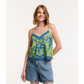Imagem da oferta Blusa Texturizada com Estampa de Coqueiros
