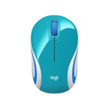 Imagem da oferta Mini Mouse sem Fio Logitech Laser 1000DPI 3 Botões M187 Aqua Bright - Mouse
