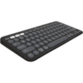 Imagem da oferta Teclado Sem Fio Logitech Bluetooth e USB Pebble Keys 2 K380s Easy-Switch e Pilha Inclusa