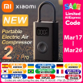 Imagem da oferta Xiaomi Mijia Bomba De Ar 2 25% Speed Boost Mini Compressor De Ar Elétrico Portátil Treasure 150PSI Tipo-C LED Multitoo