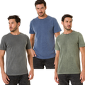 Imagem da oferta Kit 3 Camisetas Premium Estonadas 100% Algodão - Masculina