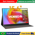 Imagem da oferta Monitor Portátil 15.6" Tela IPS FHD 1080p HDR Dual USB-C Mini HDMI Compatível PS5 Xbox Switch Dex - Hoesd.a