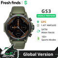 Imagem da oferta Blackshark GS3 Smart Watch Versão global 1.43 "Display AMOLED 5ATM 21 dias de vida útil da bateria G