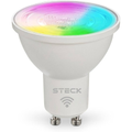 Imagem da oferta Lâmpada Inteligente Steck 4,8W Ambiente Conectado RGBW Wi-Fi Bivolt - SMAL3US1