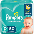 Imagem da oferta Fralda Pampers Confort Sec P 50 unidades