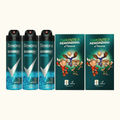 Imagem da oferta Desodorante Rexona Men Xtracool Aerossol 150ml 3 unidades + 2 Mascotes Fenomenal Surpresa