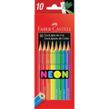 Imagem da oferta Ecolapis de Cor Faber-Castell Neon Estojo com 10 Unidades - 120410N