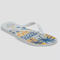 Imagem da oferta Chinelo Masculino Rio de Janeiro Tropical Brasil Branco
