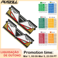 Imagem da oferta PUSKILL DDR4 DDR3 Memoria Ram 32GB 16GB 8GB 1.2V 3200MHz 2666MHz 1600MHz 1.5V Desktop Cooling Vest Memó