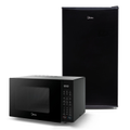 Imagem da oferta Kit Micro-ondas Preto 35L + Frigobar Black Edition Preto 93 Litros  -