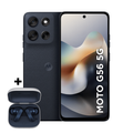 Imagem da oferta Smartphone Motorola Moto G56 5G 256GB 24GB (8GB Ram + 16GB Ram Boost) + Fone de Ouvido Moto Buds