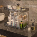 Imagem da oferta Prateleira Organizador Diamante Acrílico Porta Maquiagem Suporte Multiuso De Mesa