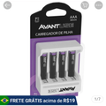 Imagem da oferta Kit 4 Pilhas Recarregável AAA Palito +77%OFFCarregador Avant Use