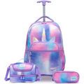 Imagem da oferta Kit Mochila Rodinha Infantil Unicórnio Polo One Lancheira Térmica Estojo