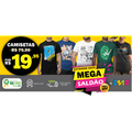 Imagem da oferta Seleção de Camisetas por R$19,95