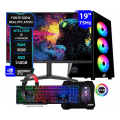 Imagem da oferta Pc Gamer Completo Setup Ninja Titan I Intel Core I5 16gb Ram Ssd 240gb Video 2GB Monitor 19" Kit Periféricos