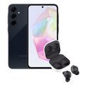 Imagem da oferta Kit Samsung Galaxy A35 5G 256GB 8GB de RAM Azul Escuro + Fone de Ouvido Samsung Galaxy Buds FE Grafite -  | Smar