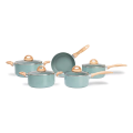 Imagem da oferta Jogo De Panelas Ceramic Life 5peças Com Indução Verde Brinox Botanika