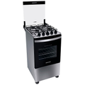 Imagem da oferta Fogão Brastemp 4 Bocas BFO4NBR Clean com Mesa de Inox 2 Prateleiras Ajustáveis e Acendimento automático Bivolt In