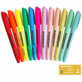 Imagem da oferta 6 Marcas de Texto Neon + 6 Marcas de Texto Pastel Masterprint MP 612 12 Cores