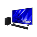 Imagem da oferta Smart Big TV 75" Crystal UHD 4K 75DU8000 2024 + Soundbar HW-B550/ZD