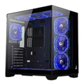 Imagem da oferta Gabinete Gamer Rise Mode Galaxy Glass Standard V2 Mid Tower ATX Lateral e Frontal em Vidro Temperado Preto - RM-GA-GGST2