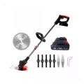 Imagem da oferta Aparador Cortador De Grama Roçadeira Jardim 2x Baterias 36v