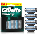 Imagem da oferta Gillette Refil Para Barbear Mach3 Leve 4 Pague 3