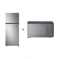 Imagem da oferta Combo Geladeira LG Frost Free Inverter 395L Duplex Inox Look + Micro-ondas LG Grill NeoChef 30L MG3097NR