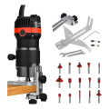 Imagem da oferta Kit Tupia Manual Laminadora 800w 6mm + Jogo De Fresas 15 Peças