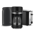 Imagem da oferta Kit Cafeteira Elétrica Preta 1,5L + Chaleira Elétrica Preta 1,7L + Torradeira Elétrica Automática