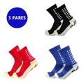 Imagem da oferta Kit 3 Pares Meia Antiderrapante Esportiva Futebol Treino