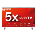 Imagem da oferta Smart Tv 4k 43" Lg Uhd 43ut8000 Processador a5 Ger7 AI Alexa Chromecast integrado Otimizador de Jogos webOS 2