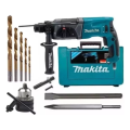 Imagem da oferta Martelete Makita Profissional HR2470 Azul 800W 220V