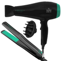 Imagem da oferta Kit Secador e Prancha de Cabelo Babosa 127V