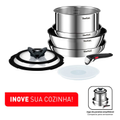 Imagem da oferta Conjunto de Panelas Tefal Ingenio Inox - 4 Peças