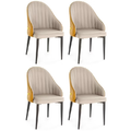 Imagem da oferta Kit 4 Cadeiras de Jantar Estofada Design La Martina