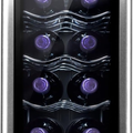 Imagem da oferta Adega ACB08 Electrolux 8 garrafas 1 Porta Preta Acabamento em Alumínio - Bivolt