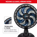Imagem da oferta Ventilador de mesa Arno VE70 com pás azul estrutura preto 40cm de diâmetro 220V