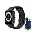 Imagem da oferta SmartWatch KaBuM! Smart 700 Preto Pulseira Extra Azul Escuro Compatível IoT Alexa - KBSAC003