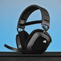 Imagem da oferta Headset Gamer Sem Fio Corsair HS80 Premium RGB Surround Dolby Atmos Wireless Drivers 50mm Preto - CA-9011235-NA
