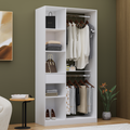 Imagem da oferta Guarda-Roupa Modulado 1 Gaveta MDP Branco 200x100x45cm Closet Duo Luciane